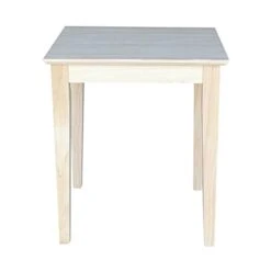 International Concepts Tall Shaker End Table, Unfinished