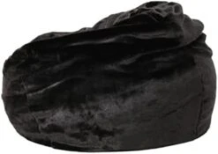 Heavy Metal Inc Meridian Bean Bag Plush Faux Fur Chair | Comfortable And Fun Beanbag For The Whole Family| Non-Spill Memory Foam Filling (Ash White) -Safavieh Furnitue Shop 31fAP70tRjL. AC