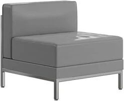 Flash Furniture Hercules Imagination Series Contemporary Gray Leathersoft Middle Chair 29 Flash Furniture Hercules Imagination Series Contemporary Gray Leathersoft Middle Chair -Safavieh Furnitue Shop 31grAb ujfL. AC