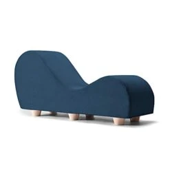 Avana Chaise Lounge Chair For Stretching And Relaxation, Maple Wood Feet, Microvelvet - Marine 16 Avana Chaise Lounge Chair For Stretching And Relaxation, Maple Wood Feet, Microvelvet - Marine -Safavieh Furnitue Shop 31h18kidjcL