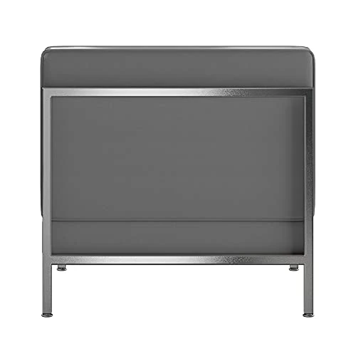 Flash Furniture Hercules Imagination Series Contemporary Gray Leathersoft Middle Chair 4 Flash Furniture Hercules Imagination Series Contemporary Gray Leathersoft Middle Chair - Image 4