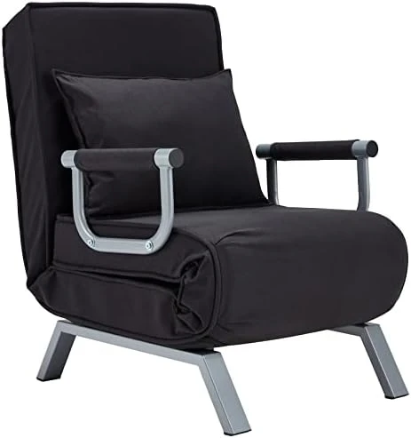 Haddockway Single Person Sofa Bed Sleeper Chair Convertible Chaise Lounge Couch,Folding Sofa Arm Chair With Pillow&5 Position Adjustable Backrest,Upholstered Lazy Bed Leisure Recliner For Home Office 5 Haddockway Single Person Sofa Bed Sleeper Chair Convertible Chaise Lounge Couch,Folding Sofa Arm Chair With Pillow&5 Position Adjustable Backrest,Upholstered Lazy Bed Leisure Recliner For Home Office - Image 5