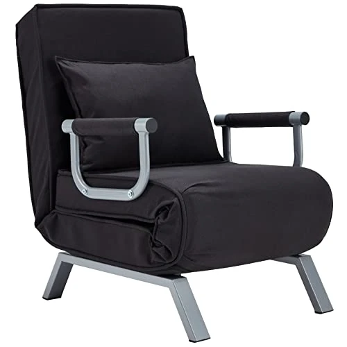 Haddockway Single Person Sofa Bed Sleeper Chair Convertible Chaise Lounge Couch,Folding Sofa Arm Chair With Pillow&5 Position Adjustable Backrest,Upholstered Lazy Bed Leisure Recliner For Home Office 1 Haddockway Single Person Sofa Bed Sleeper Chair Convertible Chaise Lounge Couch,Folding Sofa Arm Chair With Pillow&5 Position Adjustable Backrest,Upholstered Lazy Bed Leisure Recliner For Home Office