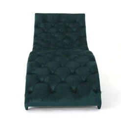 Christopher Knight Home Garret Tufted Velvet Chaise Lounge, Teal / Dark Brown 10 Christopher Knight Home Garret Tufted Velvet Chaise Lounge, Teal / Dark Brown -Safavieh Furnitue Shop 31jkDx1U0VL