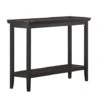 Convenience Concepts Ledgewood Console Shelf Table, Black