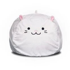 Furry Bean Bag Cover, Faux Fur Bean Bag Chair Cover For Kids, Teens And Adults 32x32x18in (Pinky Cat) -Safavieh Furnitue Shop 31mqa42CaAL