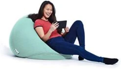 Yogibo Pod X Small Bean Bag For Teens, Adults, Plush, Soft, Single Beanbag Chair, Measures 3'x3', Blue -Safavieh Furnitue Shop 31oAwqiaStL. AC