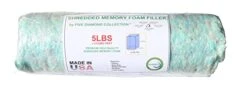 Five Diamond Collection 5 LBS Of New Shredded Memory Foam Fill For Pillows,Bean Bags/Chairs, Dog Beds,Cushions