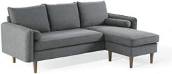 Modway Revive Upholstered Fabric Sofa And Loveseat Set, Beige -Safavieh Furnitue Shop 31r3EH KZuL. AC