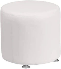 Flash Furniture HERCULES Alon Series Black LeatherSoft 24" Diameter Round Ottoman With Brushed Stainless Steel Base 16 Flash Furniture HERCULES Alon Series Black LeatherSoft 24" Diameter Round Ottoman With Brushed Stainless Steel Base -Safavieh Furnitue Shop 31r49 My5dL. AC