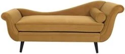 Christopher Knight Home Chaise Lounge,Polyester And Birch Wood, Beige + Dark Brown 29D X 69W X 30H In -Safavieh Furnitue Shop 31u72zjOHRL. AC