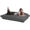 Jaxx Pillow Saxx 5.5-Foot - Huge Bean Bag Floor Pillow And Lounger, Charcoal