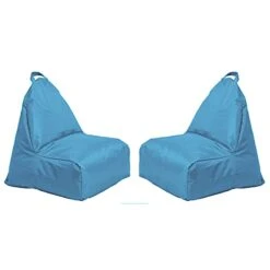 Factory Direct Partners 13302-RS Cali Alpine Sack Bean Bag Chair, Dirt-Resistant Coated Oxford Fabric - Raspberry (2-Pack) -Safavieh Furnitue Shop 31vM1E57XJS