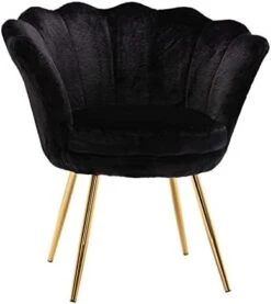 Chairus Living Room Chair, Mid Century Modern Retro Leisure Velvet Accent Chair With Golden Metal Legs, Vanity Chair For Bedroom Dresser, Upholstered Guest Chair(Antique Pink) -Safavieh Furnitue Shop 31vaosxgljL. AC