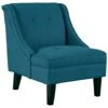 Signature Design By Ashley Clarinda Contemporary Tufted Wingback Accent Chair, Blue