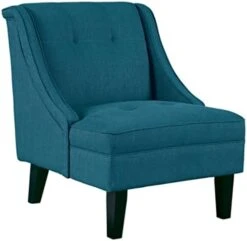 Signature Design By Ashley Clarinda Contemporary Tufted Wingback Accent Chair, Blue -Safavieh Furnitue Shop 31w2eRyKT4L. AC