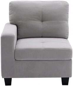 Flesser Loveseat Sofa Couch For Small Spaces With Storage Ottoman Modular Fabric Couch Sectional Sofa Set 2 Seater Sofa Sectional Sets With Pillows For Living Room Office Home, Dark Grey -Safavieh Furnitue Shop 31weVOpZ0BL. AC