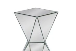 Baxton Studio Rebecca Contemporary Multi-Faceted Mirrored Side Table -Safavieh Furnitue Shop 31yM4DGbJzL