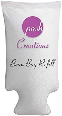 Posh Creations Filling Bean Bag Refill, 100 L, White With EZ-Pour Zipper Spout -Safavieh Furnitue Shop 31yk3I1XUtL. AC 1