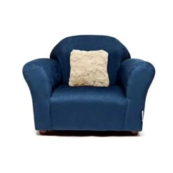 Keet Microsuede Children's Chair, Roundy, Pink -Safavieh Furnitue Shop 31z6DzzsekL