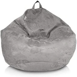 Delmach Bean Bag Chair Cover (No Filler) | Bird's Nest Shape | Adult Size | Microsuede | Stuffed Animal Storage For Kids Or Memory Foam| Double Stitched | Durable Zipper | Soft Premium -Safavieh Furnitue Shop 31zy2R48fgL. AC