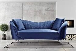 Container Furniture Direct Koger Mid Century Modern Living Room Velvet Chesterfield, Sofa And Loveseat, Fossil Grey -Safavieh Furnitue Shop 4104ThjnOuL. AC