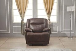 Betsy Furniture Bonded Leather Reclining Sofa Couch Set Living Room Set 8006 (Grey, Glider Chair) -Safavieh Furnitue Shop 410IhjPGPML. AC