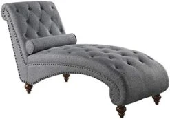 Lexicon Lambart Chaise Lounge, Brown (Bronze Nailheads) -Safavieh Furnitue Shop 412g3UEXpOL. AC