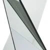 Christopher Knight Home Amiel Geometrical Mirrored Side Table, Clear, 13.75 In X 13.75 In X 25.6 In