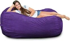 ULTIMATE SACK Lounger Bean Bag Chair: Giant Foam-Filled Furniture - Machine Washable Covers, Double Stitched Seams, Durable Inner Liner, And 100% Virgin Foam. Corner Chair. (Pink, Fur) -Safavieh Furnitue Shop 415oV3tnNZL. AC