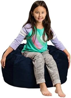 Sofa Sack - Plush, Ultra Soft Kids Bean Bag Chair - Memory Foam Bean Bag Chair With Microsuede Cover - Stuffed Foam Filled Furniture And Accessories For Kids Room - 2' Royal Blue -Safavieh Furnitue Shop 415vlzIdrJL. AC