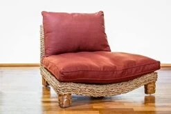 XoticBrands Seagrass Meditation Yoga Chair - Natural With Cream Cushion -Safavieh Furnitue Shop 417acm61DPL. AC