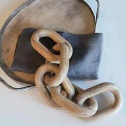 Product Elevations Acacia Wood Chain Link Decor-Modern Home Decor For Farmhouse, Book Shelves, And Racks-Rustic Coffee Table Decor (Brown) -Safavieh Furnitue Shop 417amVlmxwL. AC