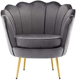 DAGONHIL Pink Velvet Accent Chair For Living Room, Lounge Chair For Bedroom With Gold Metal Legs, Vanity Chair For Makeup Room, Dusty Pink 11 DAGONHIL Pink Velvet Accent Chair For Living Room, Lounge Chair For Bedroom With Gold Metal Legs, Vanity Chair For Makeup Room, Dusty Pink -Safavieh Furnitue Shop 418fMZNqxFL. AC