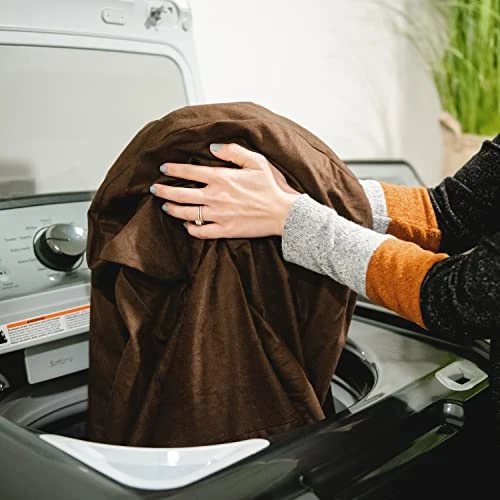 Big Joe Fuf Large Cover Only Machine Washable, Cocoa Lenox 3 Big Joe Fuf Large Cover Only Machine Washable, Cocoa Lenox - Image 3