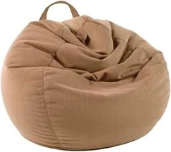 LPMOERA Stuffed Animal Storage Bean Bag Chair Cover (No Filler) For Kids And Adults.Pets Dogs/Cats Lazy Beds.Soft Premium Corduroy Stuffable Bean Bag For Organizing Children Plush Toys Or Memory Foam -Safavieh Furnitue Shop 41A0fAXUa1L. AC 1