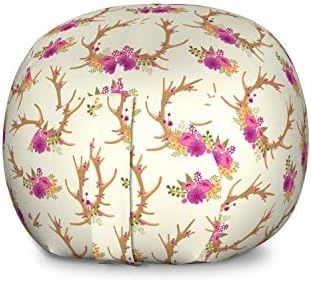 Lunarable Mermaid Scale Storage Toy Bag Chair, Continuous Japanese Circular Pattern Overlap Rounds In Aqua Color Palette, Stuffed Animal Organizer Washable Bag, Small Size, Blue Purple 8 Lunarable Mermaid Scale Storage Toy Bag Chair, Continuous Japanese Circular Pattern Overlap Rounds In Aqua Color Palette, Stuffed Animal Organizer Washable Bag, Small Size, Blue Purple - Image 8