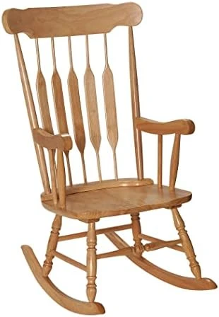 Gift Mark Rocking Chairs - Classic Wooden Rocker - Comfort Fitted Design Perfect For Living Rooms, Bedrooms, Nurserys, And More - Classic Vintage Style Chairs (White) 4 Gift Mark Rocking Chairs - Classic Wooden Rocker - Comfort Fitted Design Perfect For Living Rooms, Bedrooms, Nurserys, And More - Classic Vintage Style Chairs (White) - Image 4