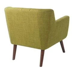 OSP Home Furnishings Arm Chair, 32"W X 28.63"D X 31.63"H, Green -Safavieh Furnitue Shop 41DW3WqbIAS