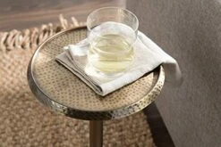 Kate And Laurel Sanzo Bohemian Side Table, 9 X 9 X 23, Gold, Decorative Pedestal End Table For Display And Storage -Safavieh Furnitue Shop 41F8me70ZcL