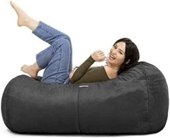 Jaxx Sofa Saxx Bean Bag Lounger, 4-Feet, Lime -Safavieh Furnitue Shop 41GaBSV0niL. AC