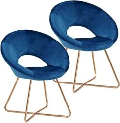 Duhome Modern Accent Velvet Chairs Dining Chairs Single Sofa Comfy Upholstered Arm Chair Living Room Furniture Mid-Century Leisure Lounge Chairs With Golden Metal Frame Legs Set Of 2 Grey -Safavieh Furnitue Shop 41Hflv1WVHL. AC