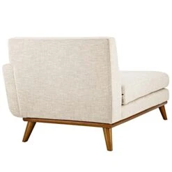 Modway Engage Mid-Century Modern Upholstered Fabric Right-Arm Chaise In Beige -Safavieh Furnitue Shop 41IoVINaTtL