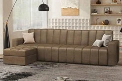 HONBAY Modular Sectional Sofa U Shaped Couch With Reversible Chaise Oversized Modular Sofa With Ottoman, Dark Grey -Safavieh Furnitue Shop 41IyAItzseL. AC