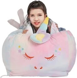 Inner Liner For Stuffed Animal Storage Cover, Bean Bag Replacement Cover For Beanbag Chair Easy Cleaning (No Beans) Large Size/Pink 29 Inner Liner For Stuffed Animal Storage Cover, Bean Bag Replacement Cover For Beanbag Chair Easy Cleaning (No Beans) Large Size/Pink -Safavieh Furnitue Shop 41JB6kB9JWL. AC