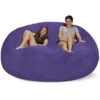 Chill Sack Bean Bag Chair Cover, 8-feet, Microsuede - Purple