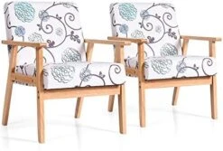 POWERSTONE Modern Upholstered Loveseat, Fabric Loveseat Sofa Couch Wooden 2-Seat Armchair For Home And Office (Yellow, Loveseat) -Safavieh Furnitue Shop 41JrNEZHd2L. AC