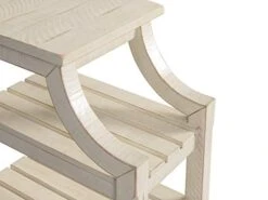 Martin Svensson Home Barn Door Chairside Table With Power, Antique White -Safavieh Furnitue Shop 41KI4OhrKGL