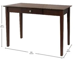 Winsome Wood Rochester Occasional Table, Antique Walnut -Safavieh Furnitue Shop 41KhPgJbnaL
