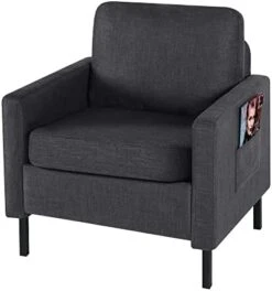 STHOUYN 56" W Fabric Loveseat Sofa With 2 USB, Small Couches For Living Room, Bedroom, Office, Easy Assembly & Comfy Cushion, Dark Grey 17 STHOUYN 56" W Fabric Loveseat Sofa With 2 USB, Small Couches For Living Room, Bedroom, Office, Easy Assembly & Comfy Cushion, Dark Grey -Safavieh Furnitue Shop 41KoIoPyw1L. AC
